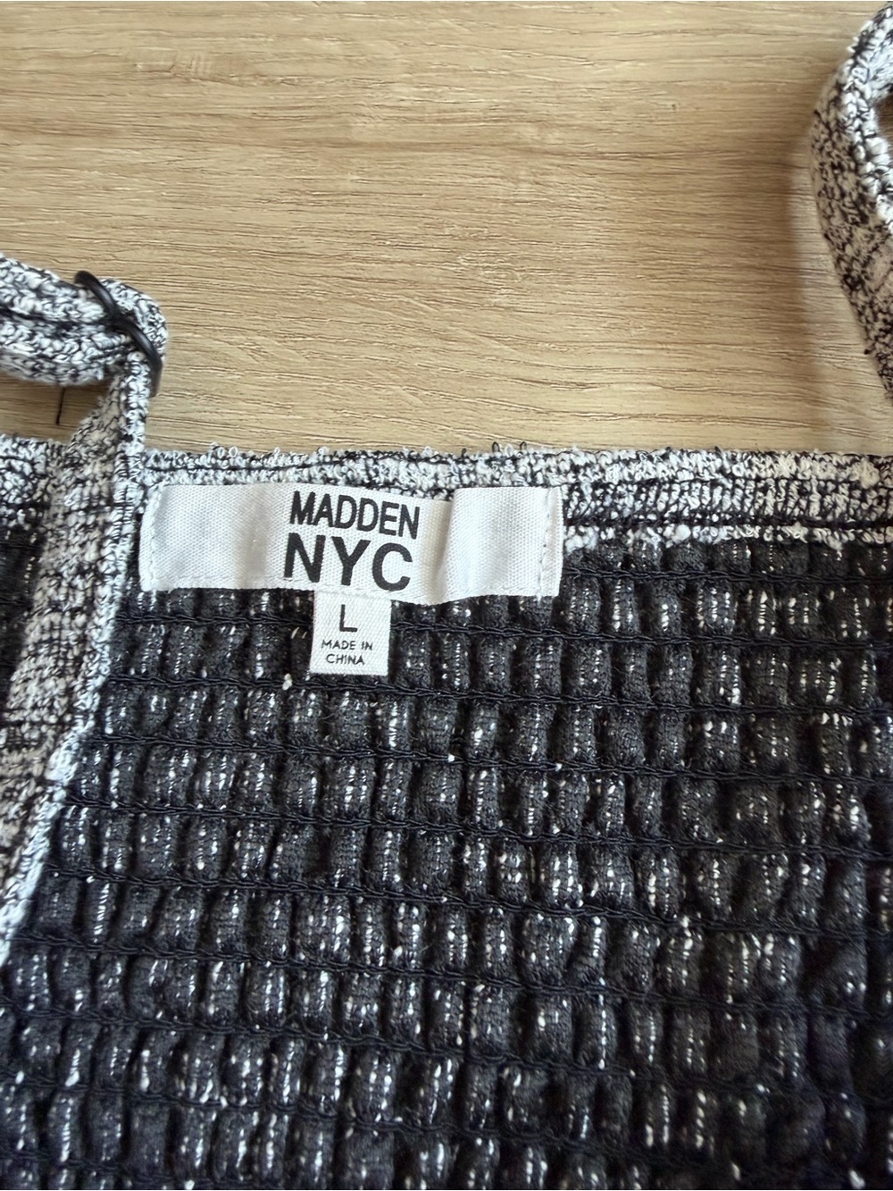 Madden NYC Dress and Jacket Set Tweed Gray SZ L Juniors - Picture 9 of 10